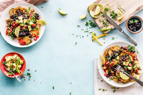 Free Fruit Salads in Plate Stock Photo